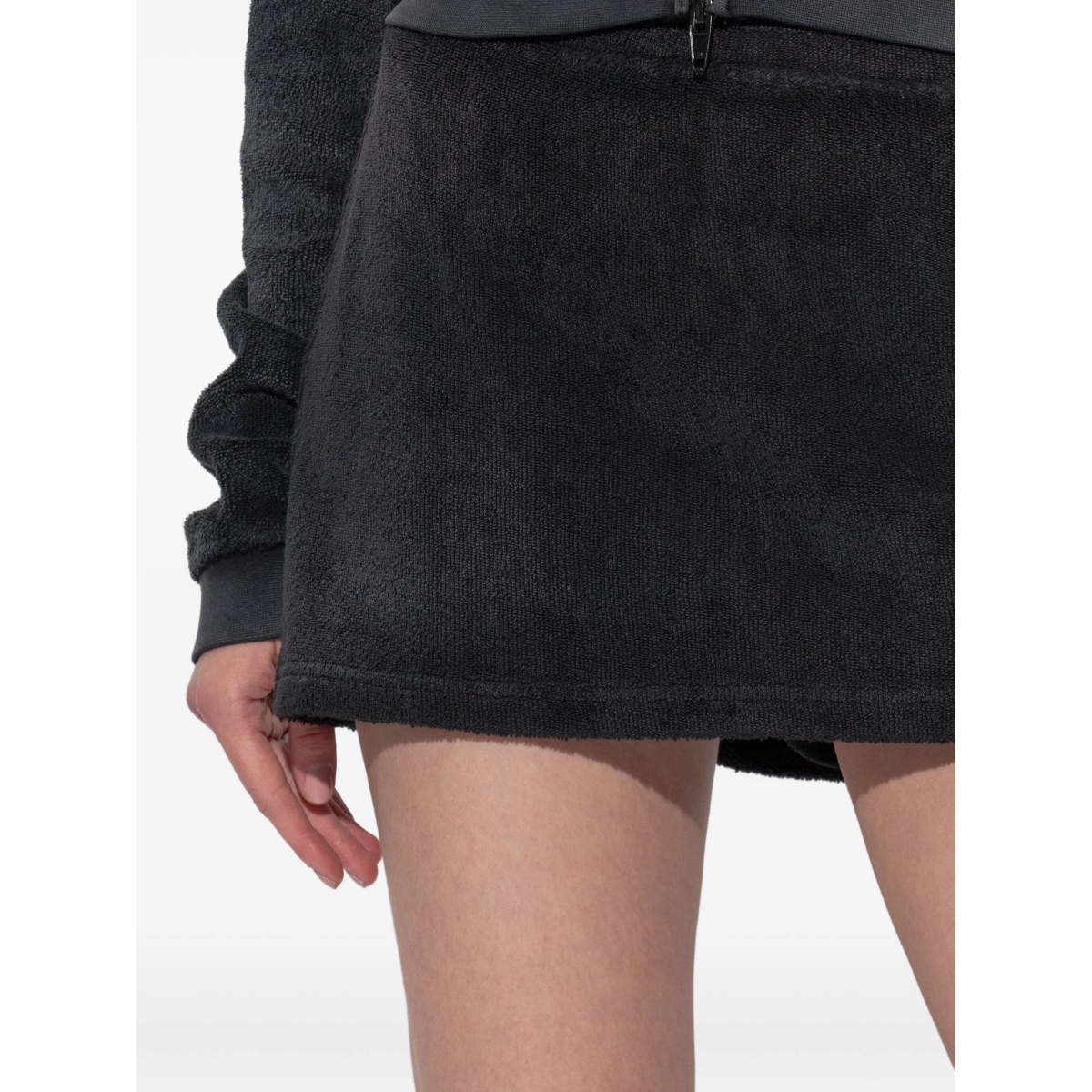 embroidered cotton mini skirt - Img 5