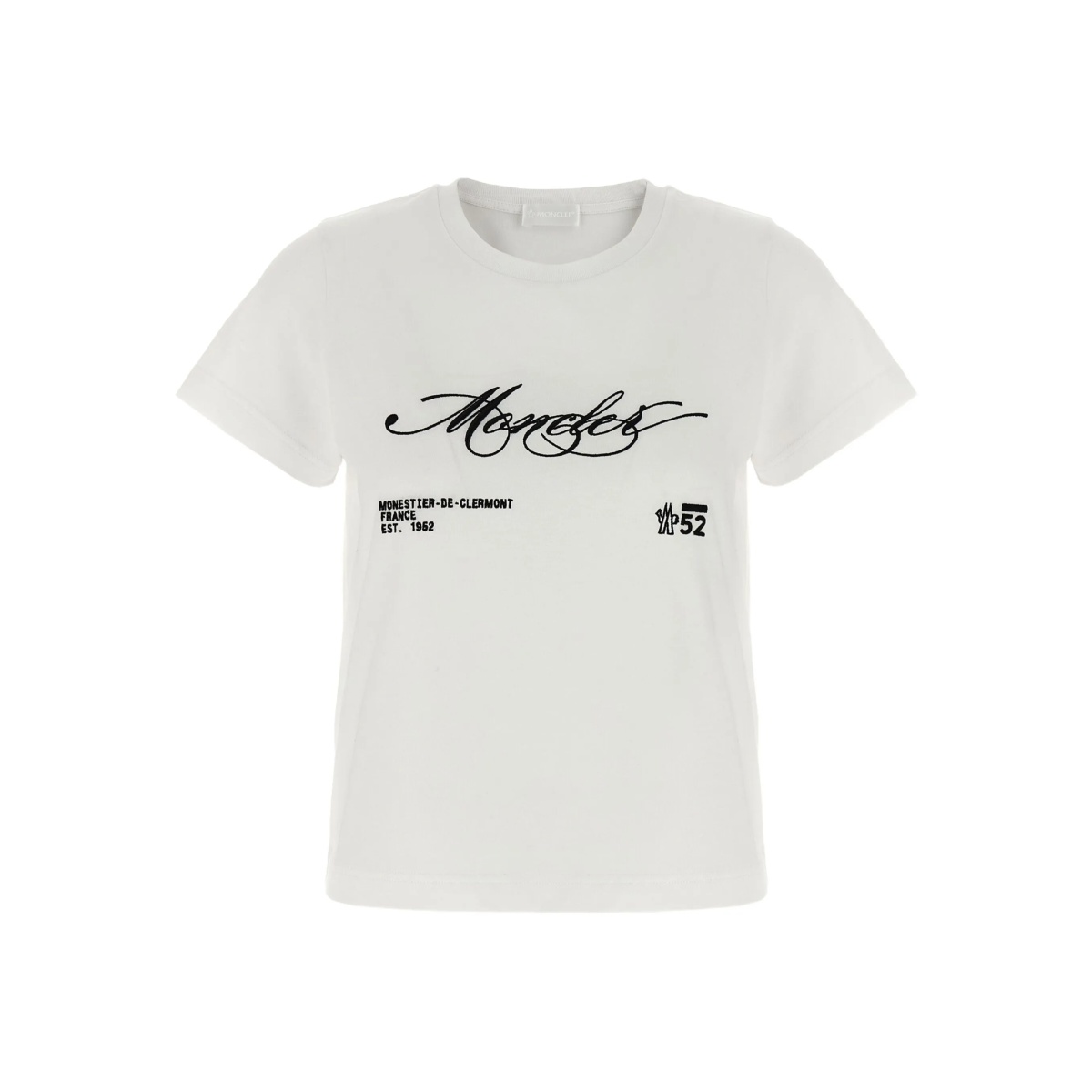 embroidered cursive-logo cotton T-shirt