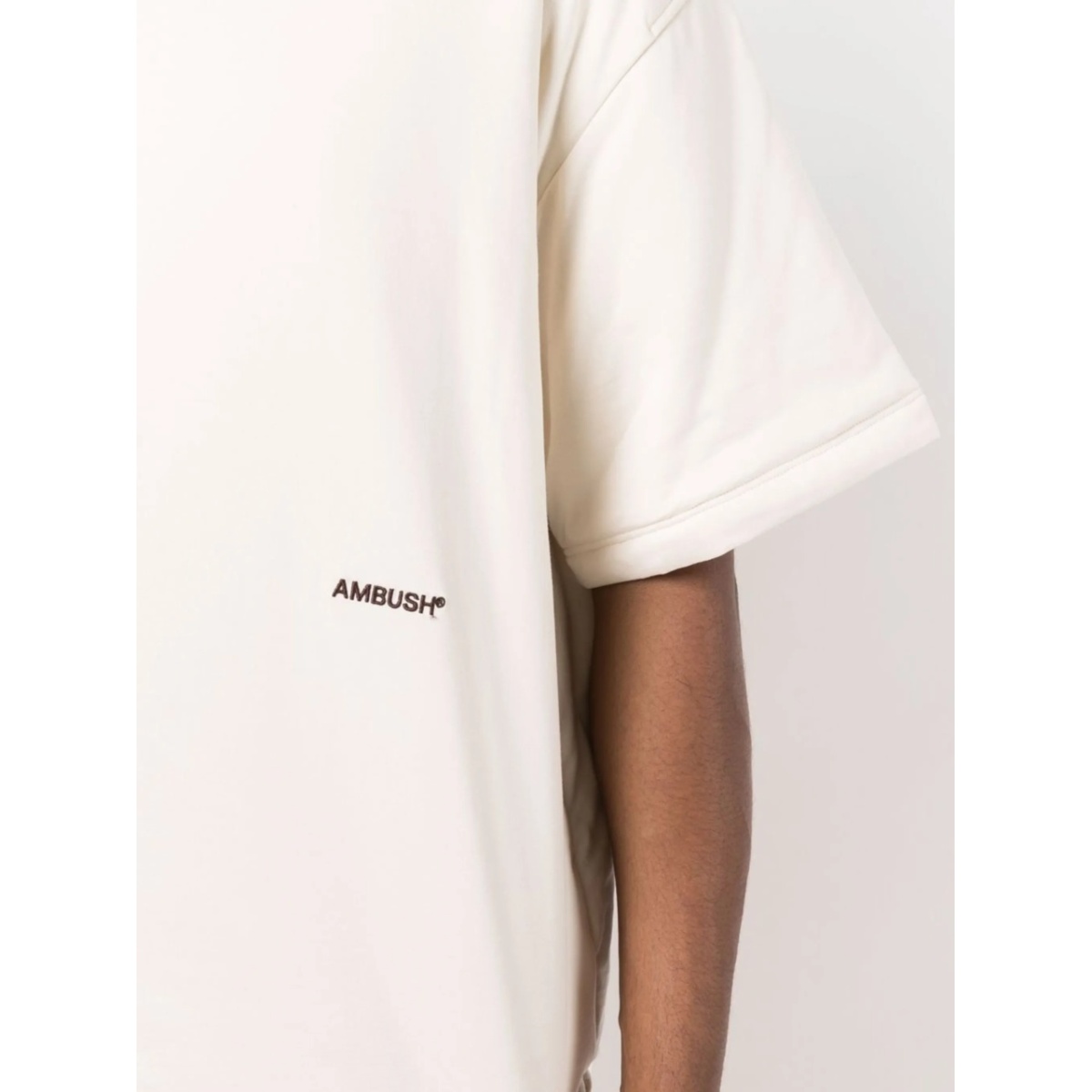embroidered logo cotton T-shirt - Img 5