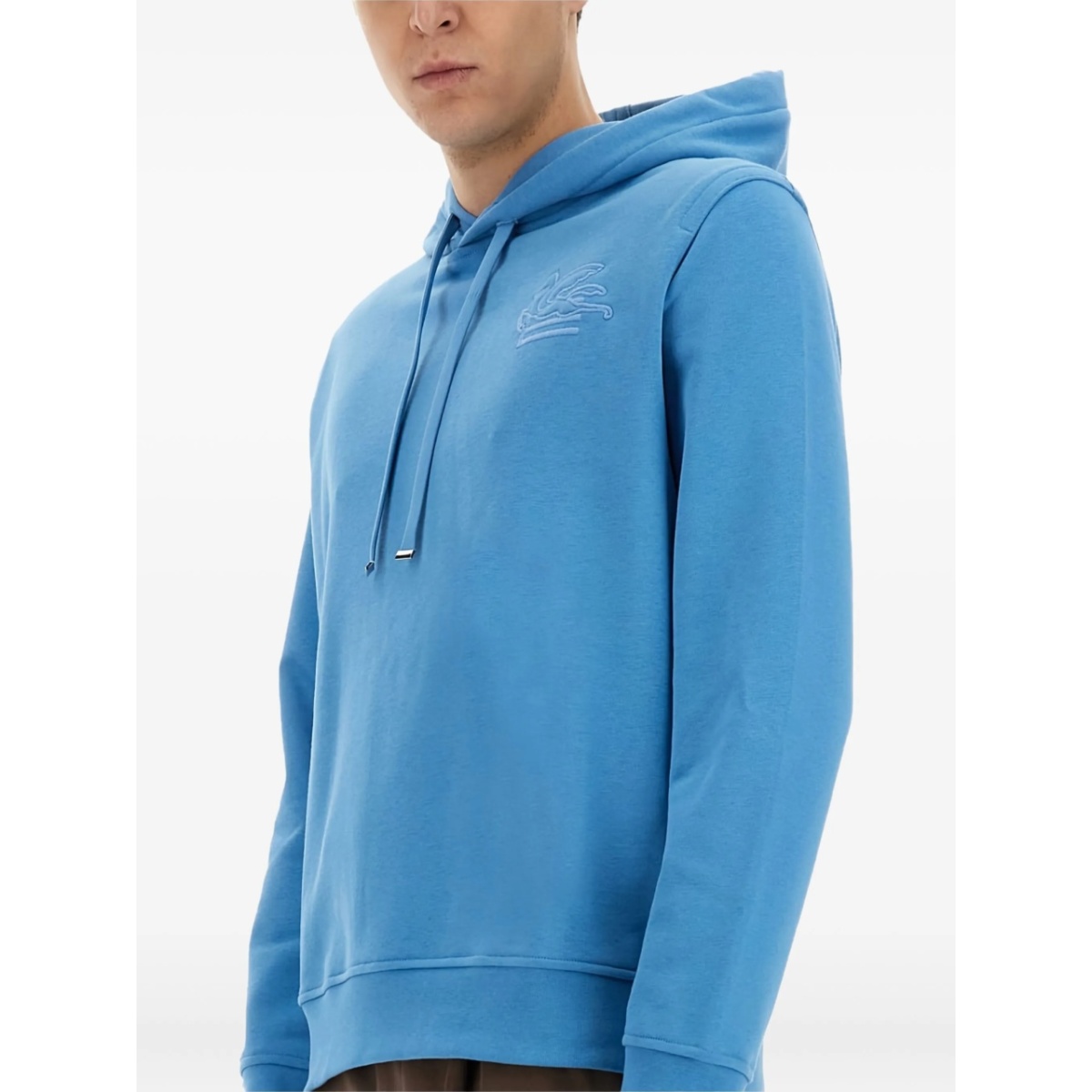 embroidered logo hoodie - Img 3