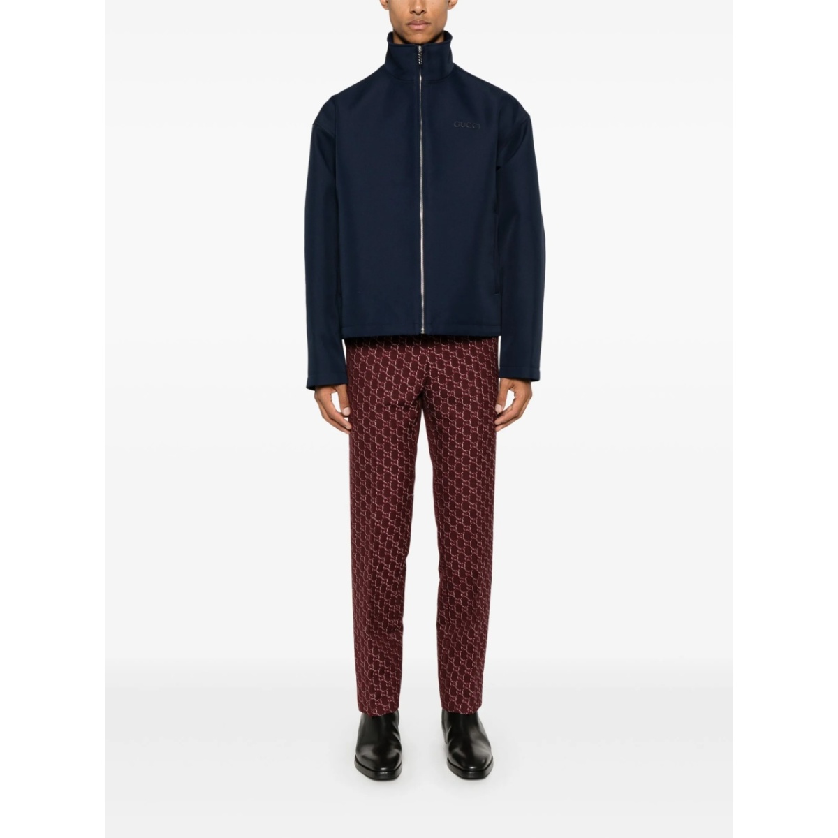 embroidered-logo jacket - Img 2