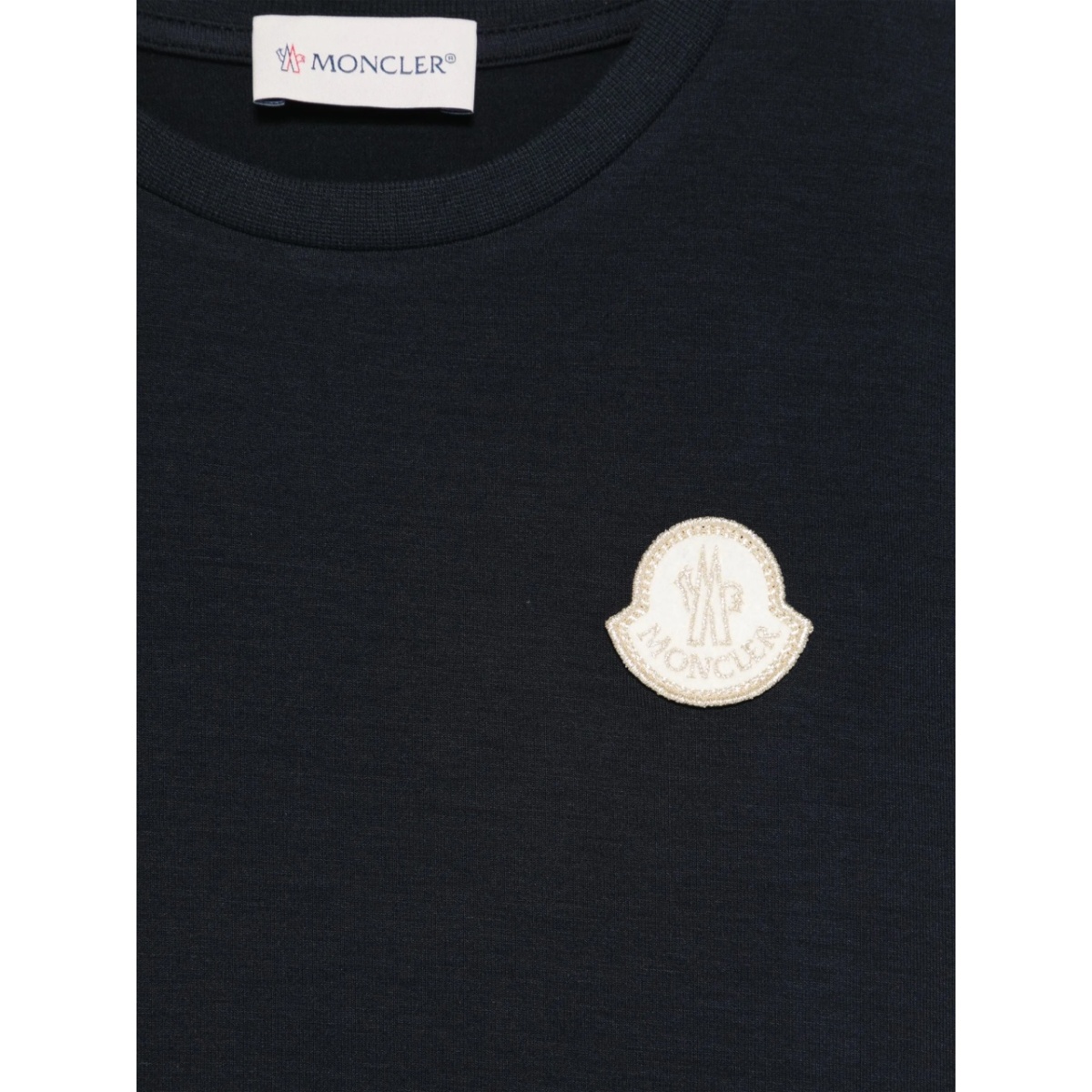 embroidered-logo patch T-shirt - Img 3