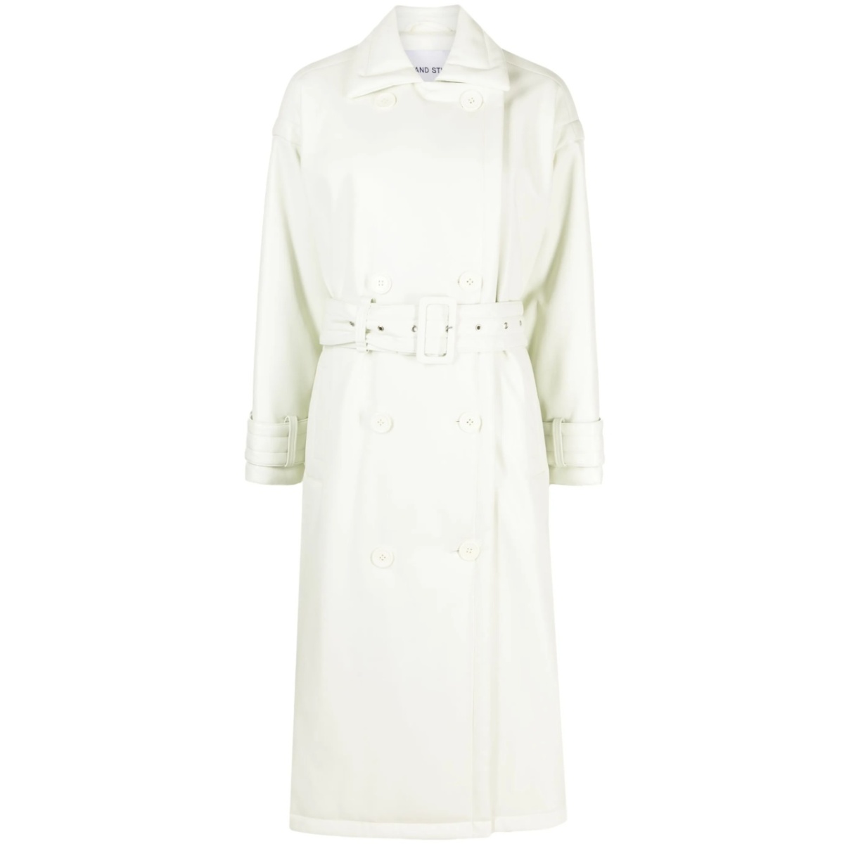 Emily double-breasted belted trench coat