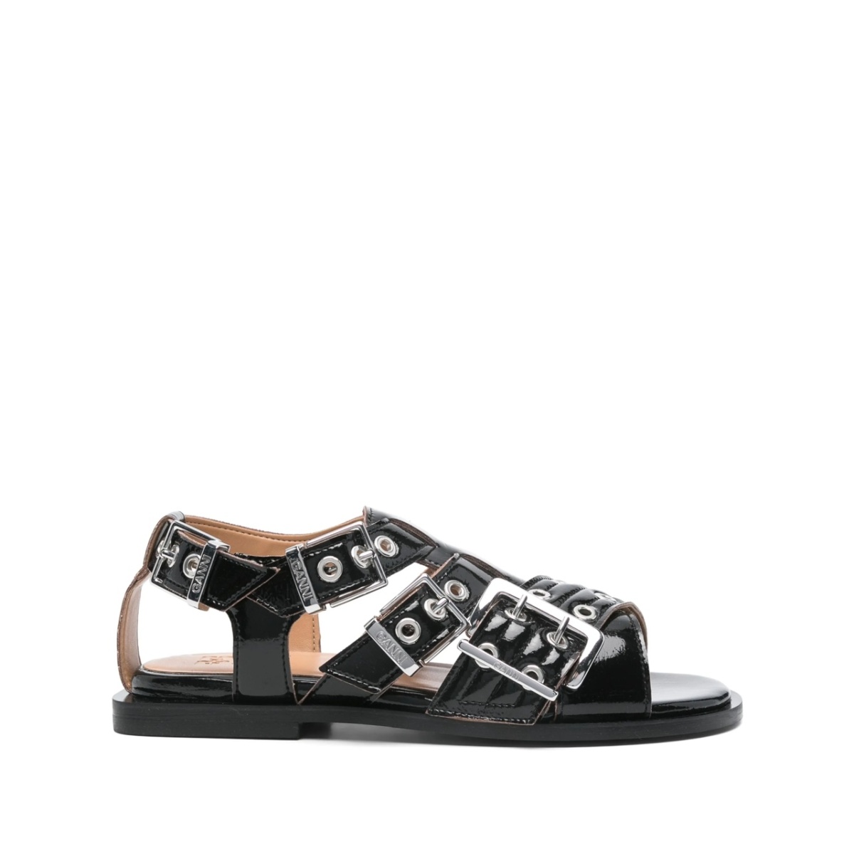 eyelet-detailing sandals