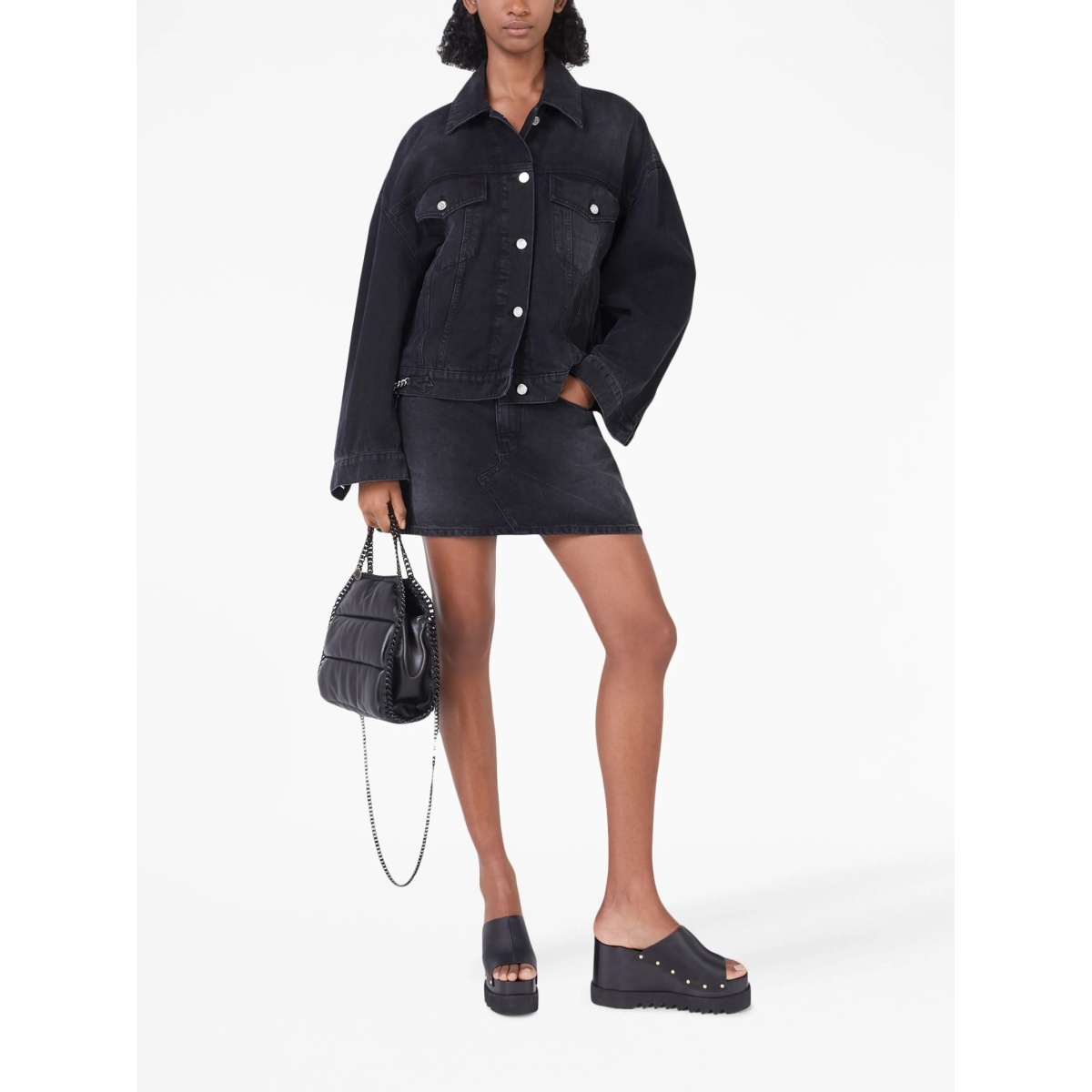 Falabella denim mini skirt - Img 2