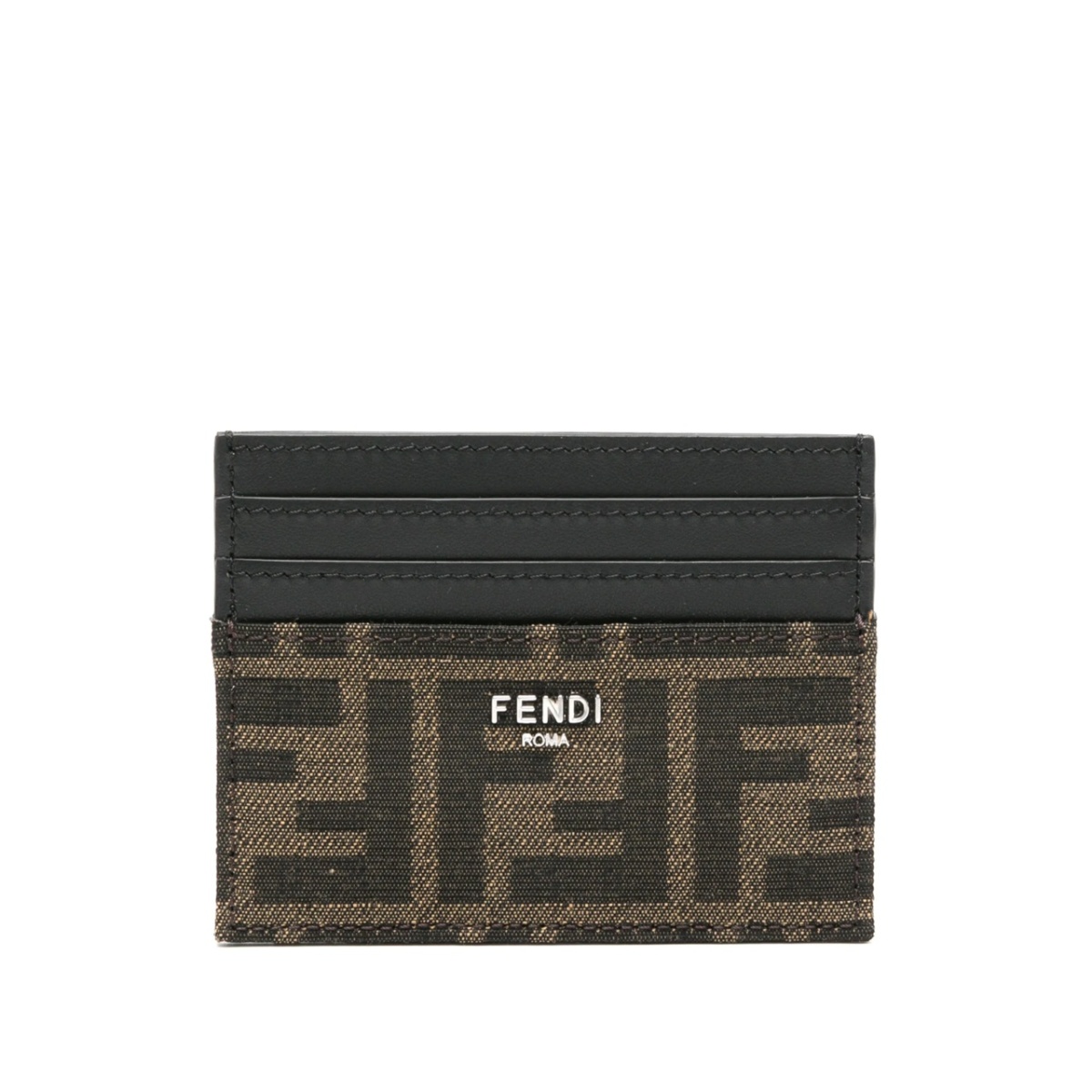 FF-jacquard leather card holder
