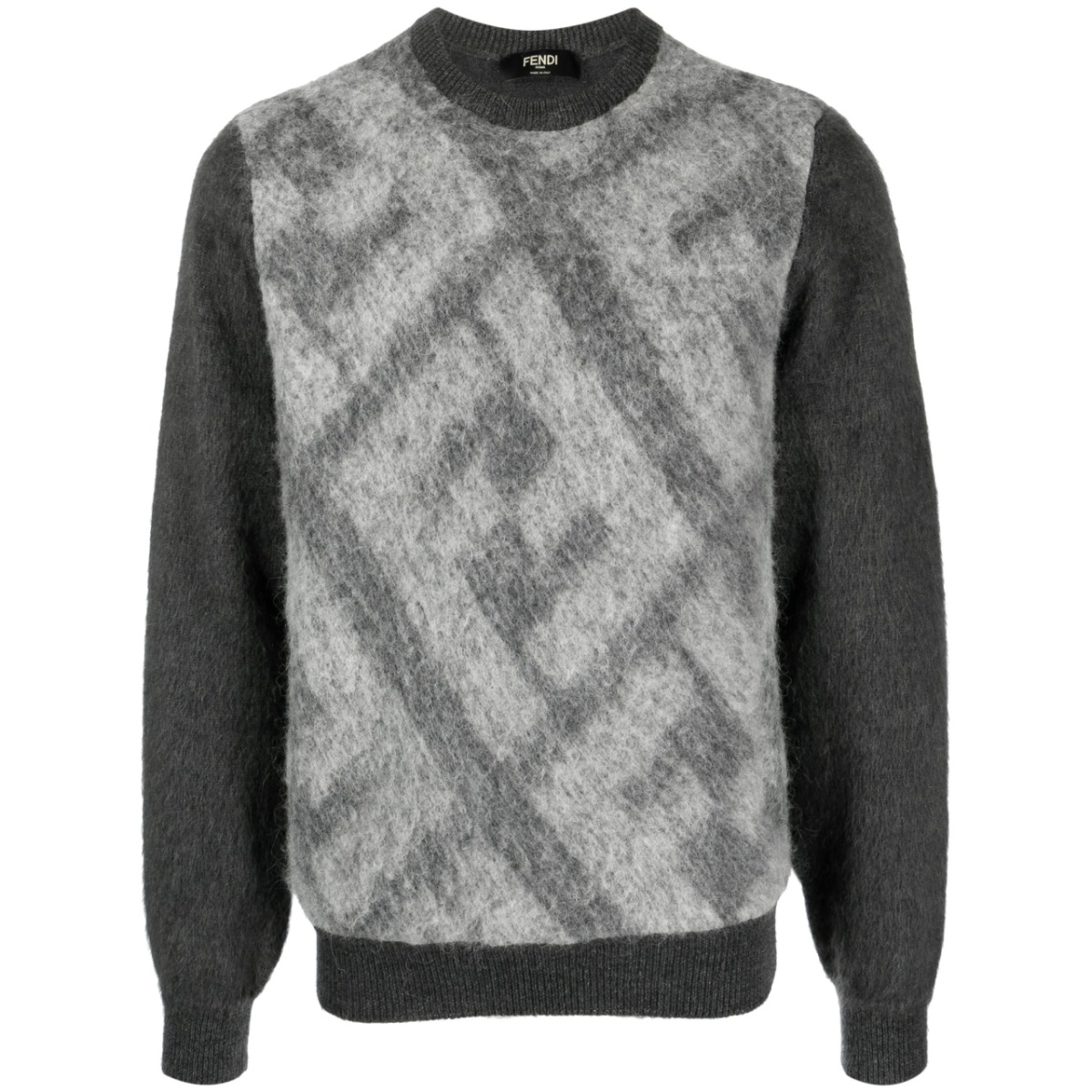 FF-motif knitted jumper
