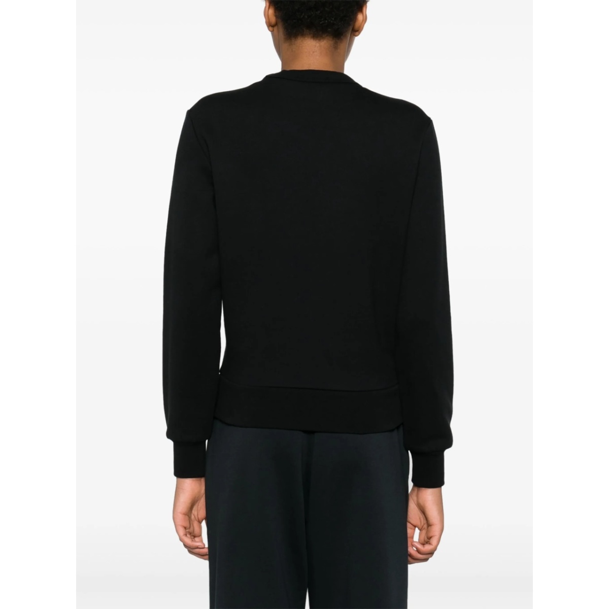 flocked-logo sweatshirt - Img 4