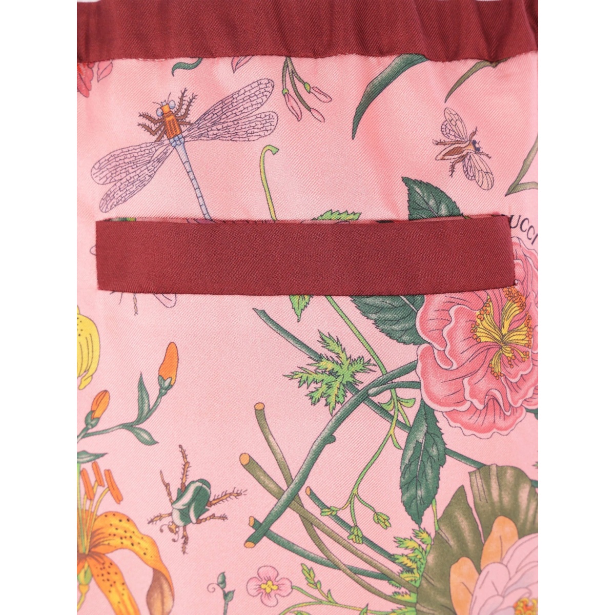 floral-print drawstring trousers - Img 4