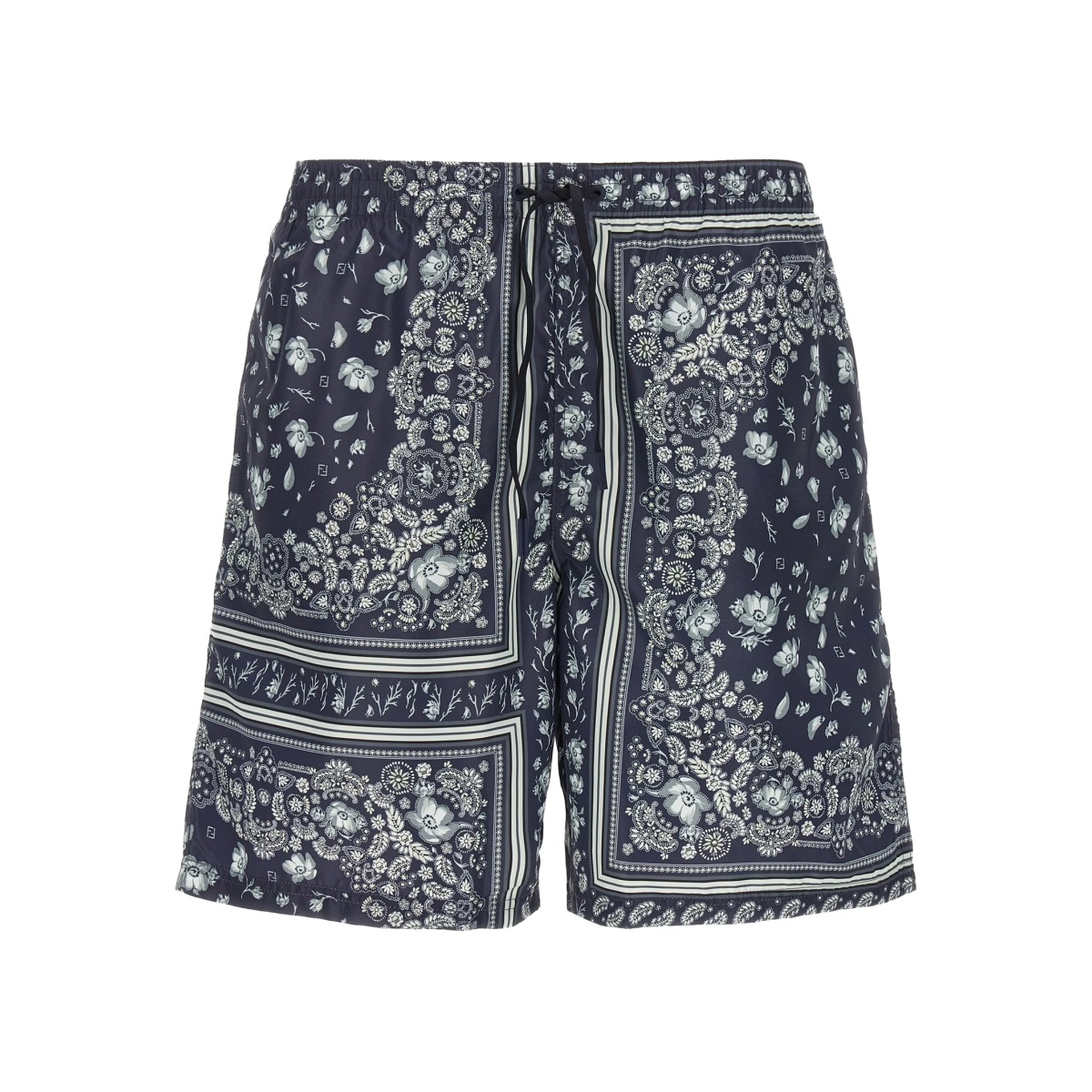 floral-print swim shorts