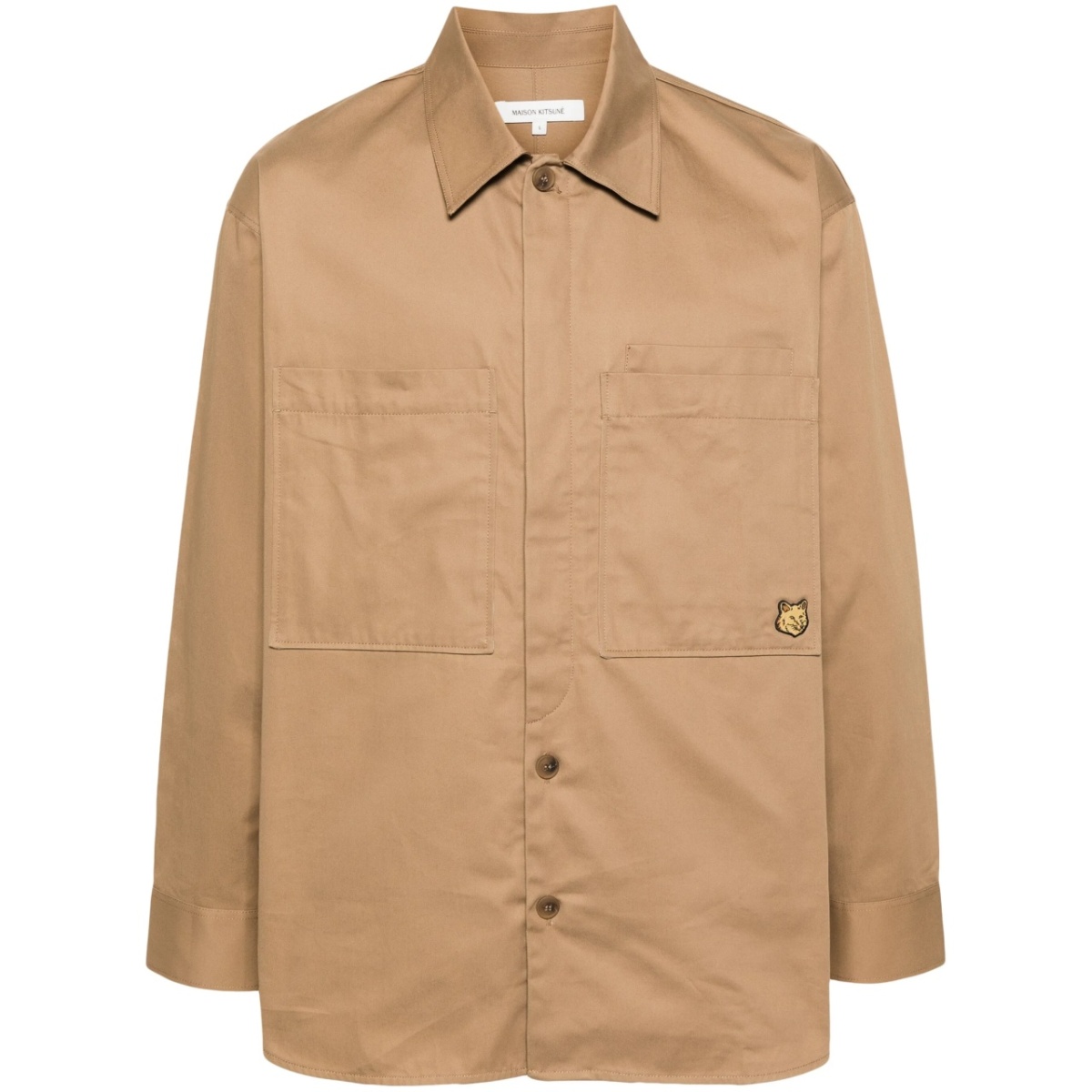 Fox Head gabardine overshirt
