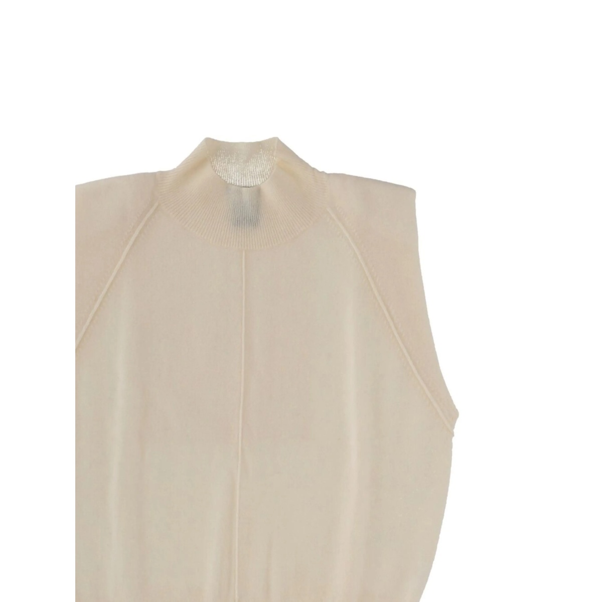 funnel neck sleeveless vest - Img 2