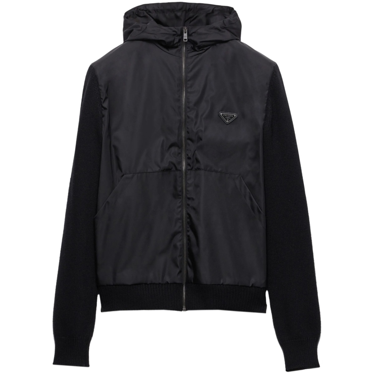 gabardine hoodie