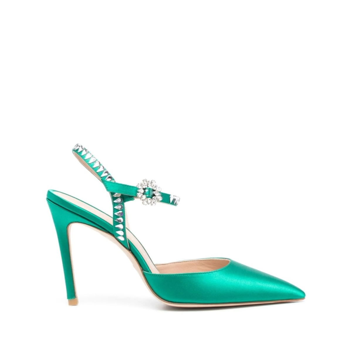 Gemcut 100mm ankle-strap pumps