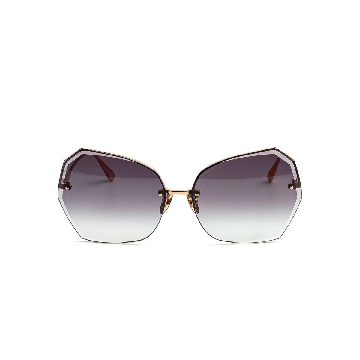 geometric-frame sunglasses