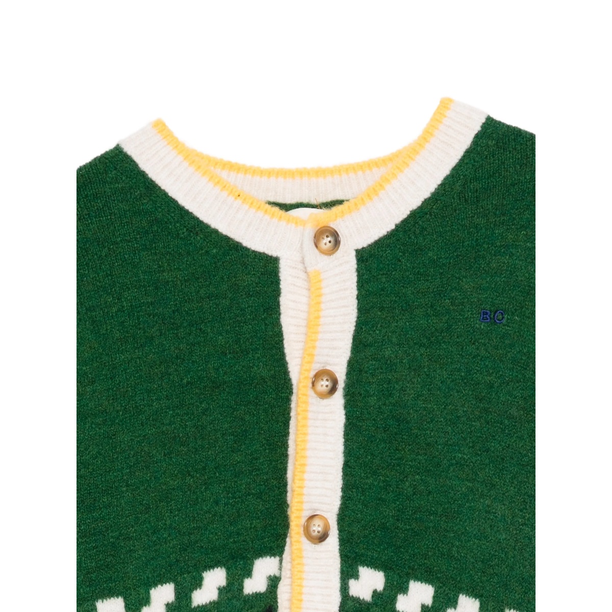 geometric-pattern cardigan - Img 3