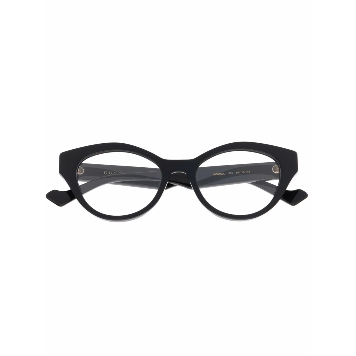GG cat-eye frame glasses