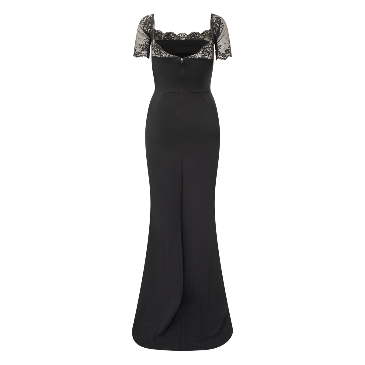 Gonno lace-insert maxi dress