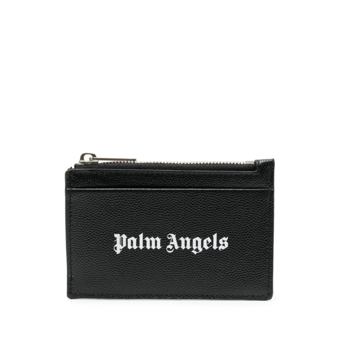 Gothic logo-print zipped cardholder