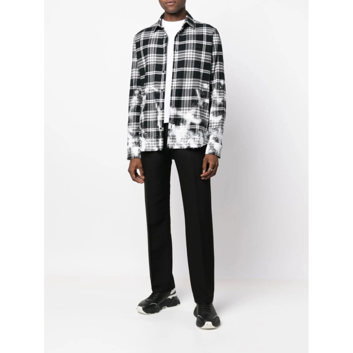 Gothic Plein checked cotton shirt - Img 2