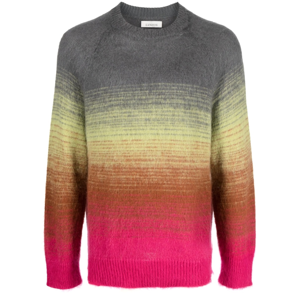 gradient-effect textured jumper