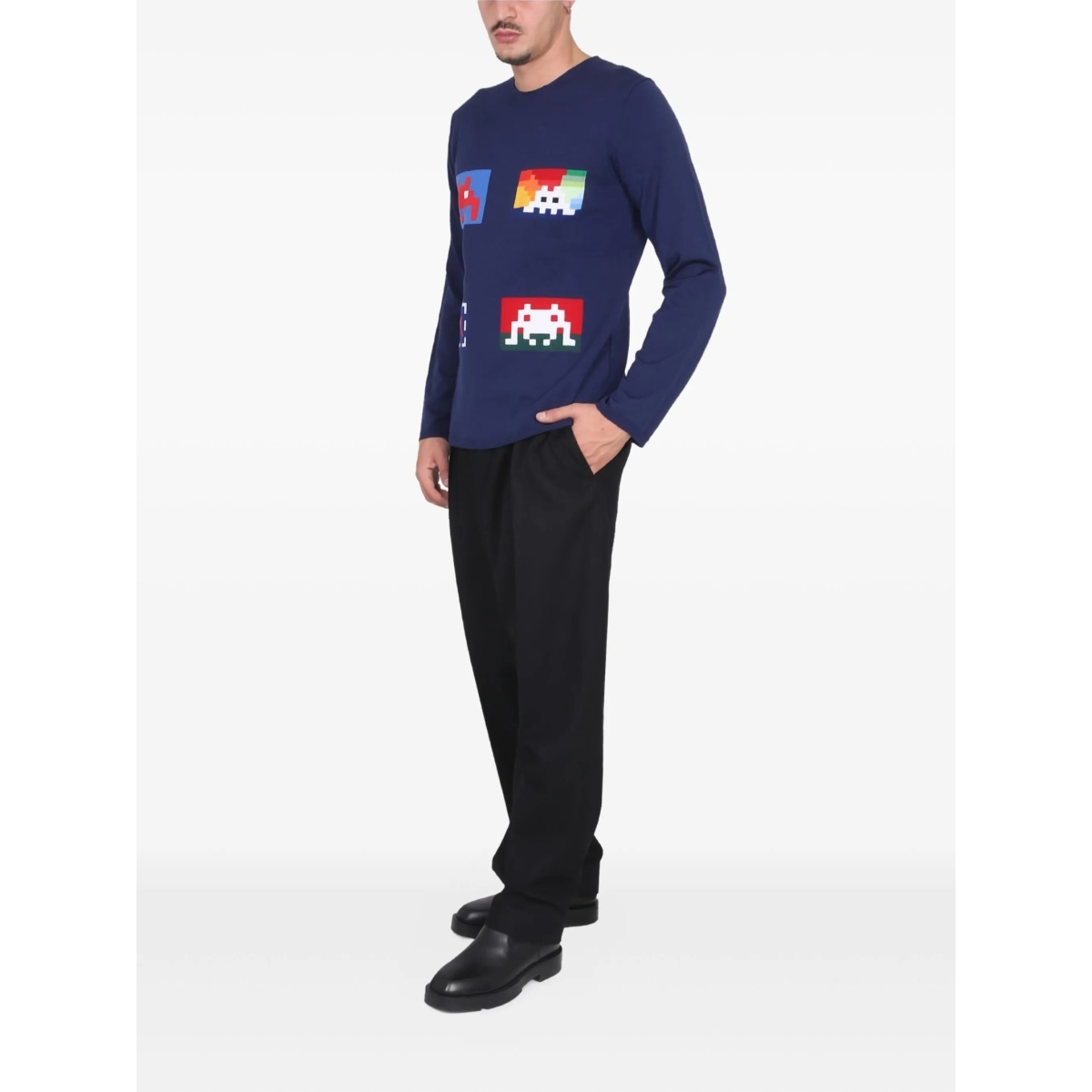 graphic crewneck knitwear - Img 2