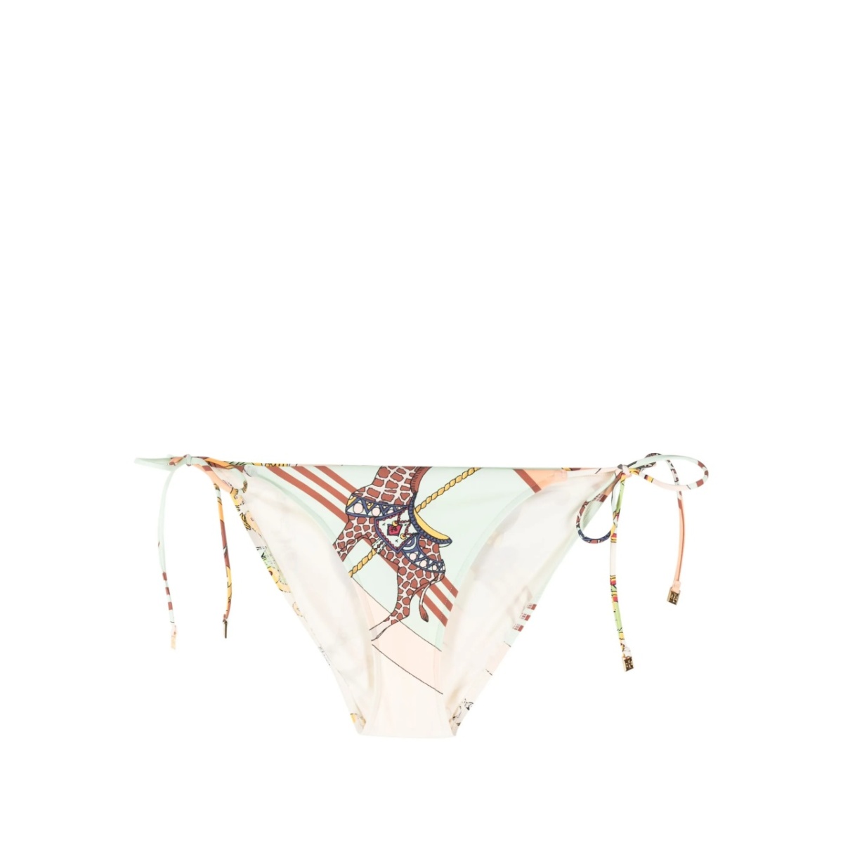 graphic-print bikini bottom