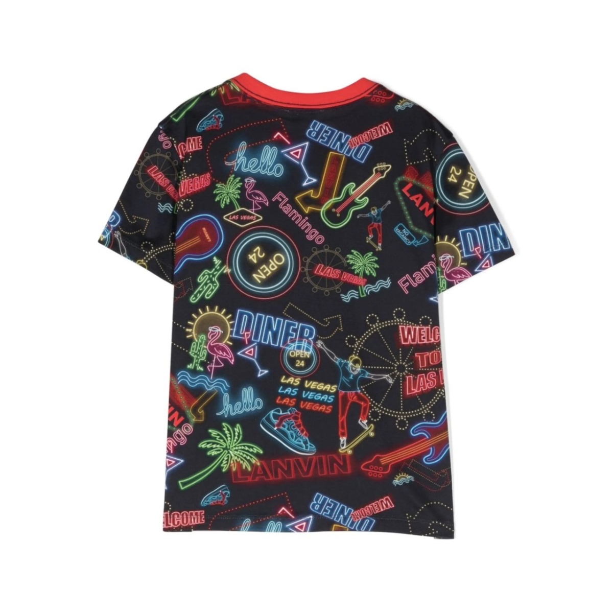 graphic-print crew-neck T-shirt - Img 2