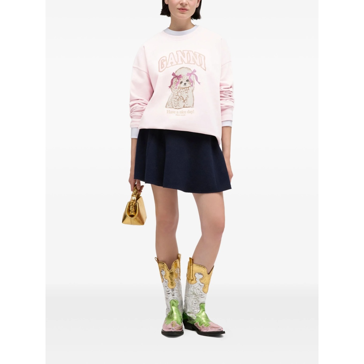 graphic-print sweatshirt - Img 2