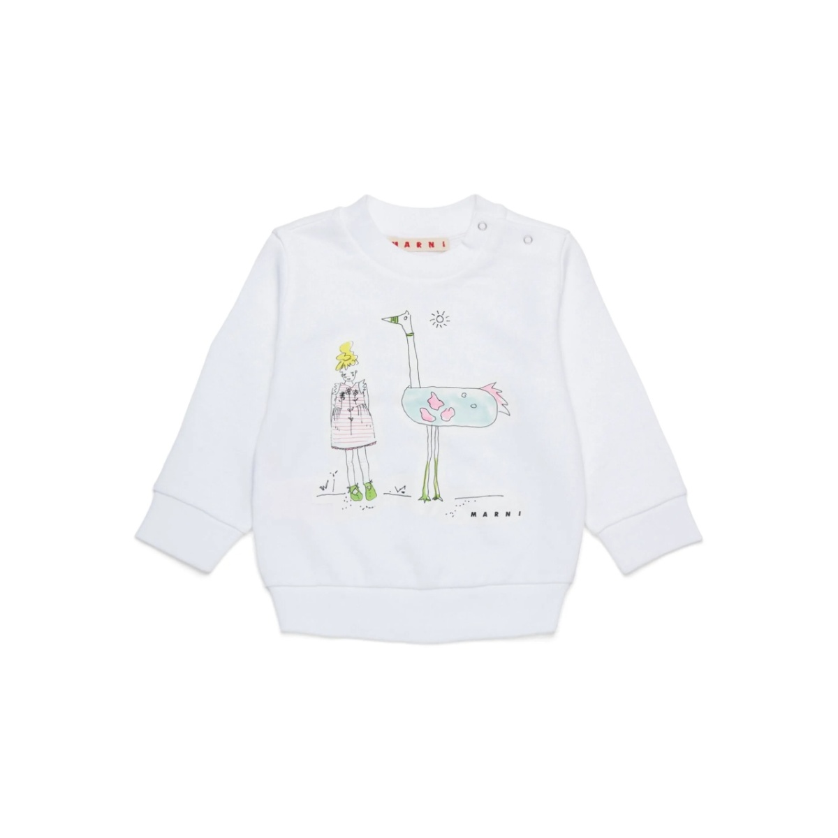 graphic-print sweatshirt