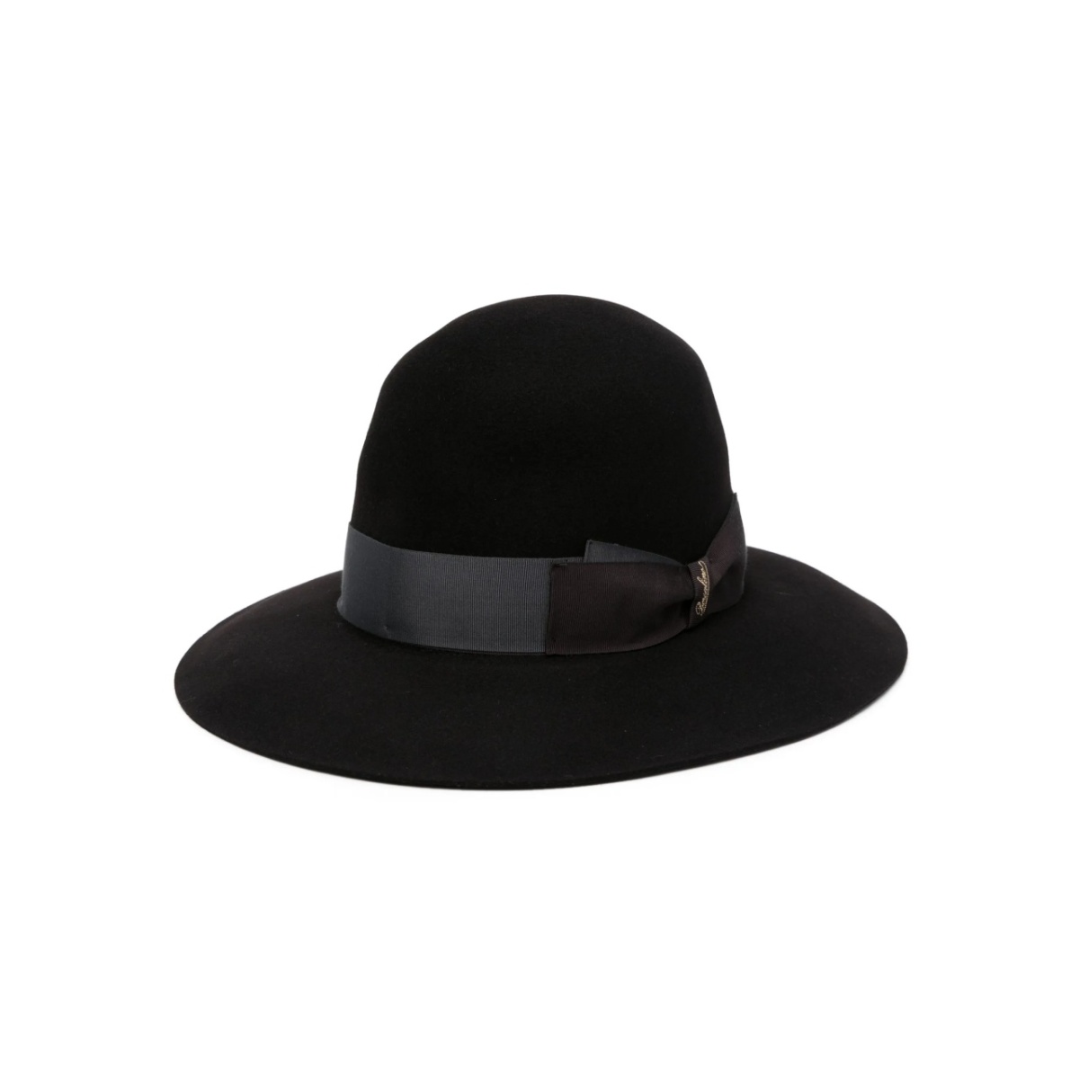 grosgrain-ribbon felted sun hat