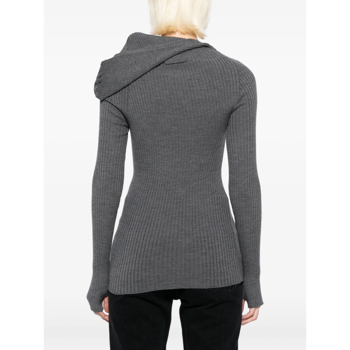 halterneck knit top - Img 4