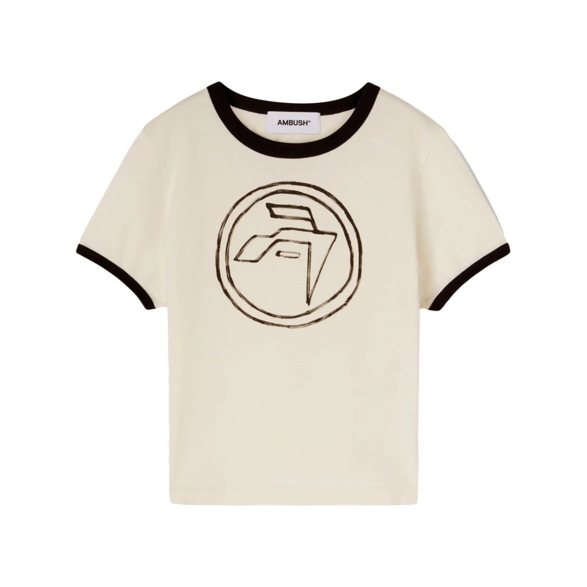 hand-print organic cotton T-shirt