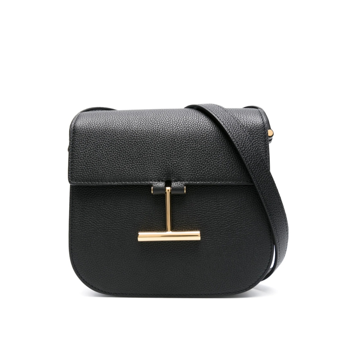 Hanging-T-hardware leather bag