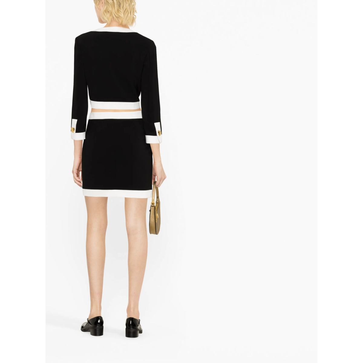 heart-shaped-buttons mini skirt - Img 3