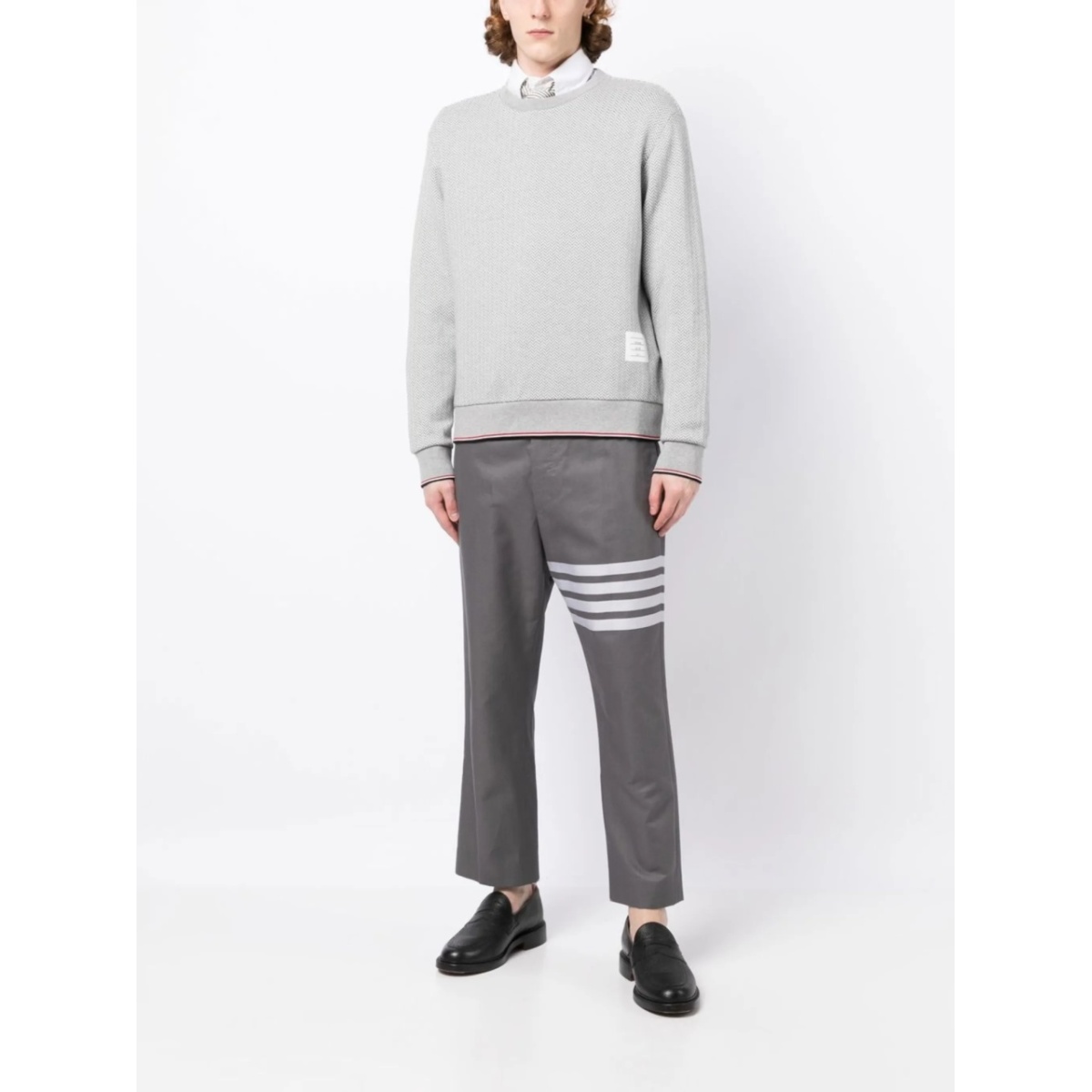 herringbone pattern sweater - Img 2