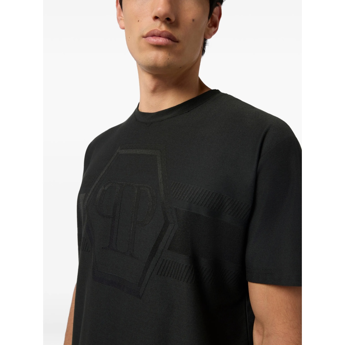 hexagon round-neck T-shirt - Img 4