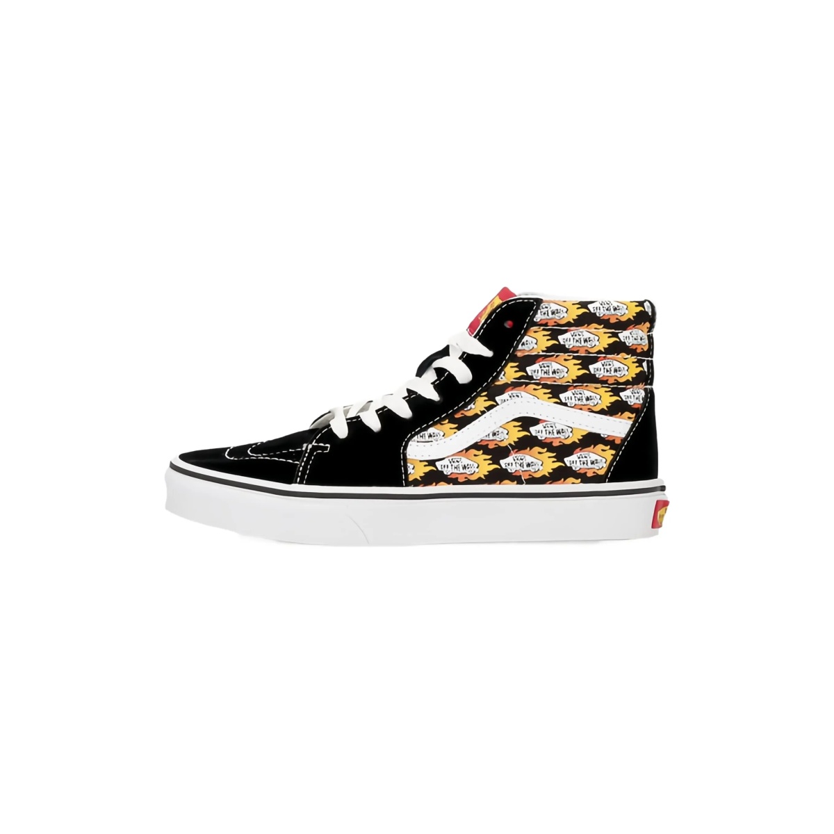 high-top patterned trainers - Img 5