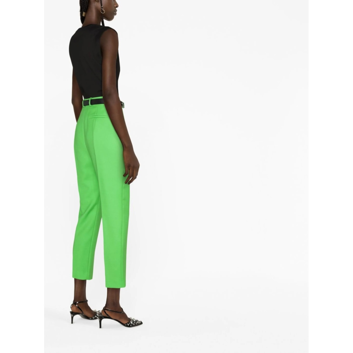 high-waisted cropped trousers - Img 4