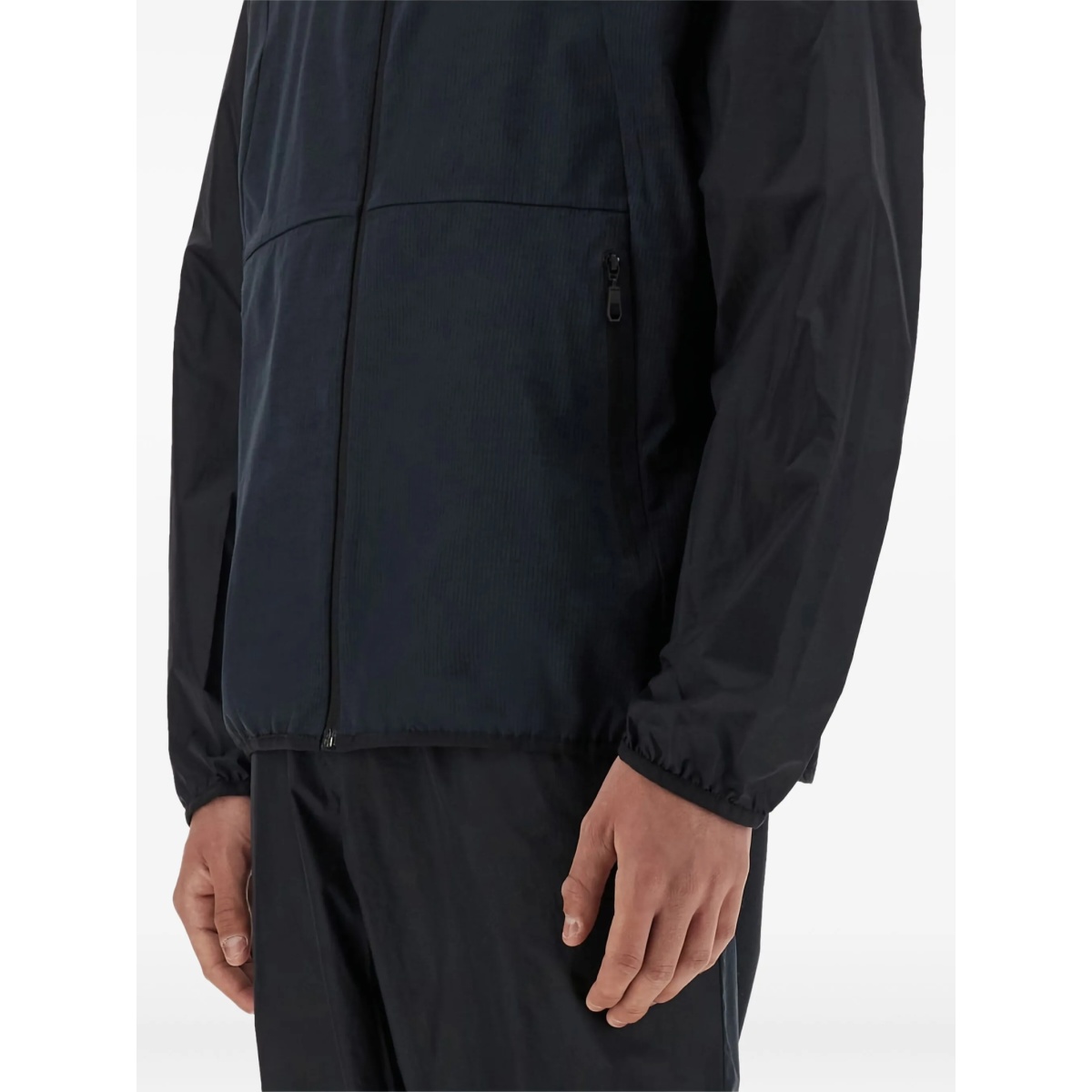 hooded panelled windbreaker - Img 4