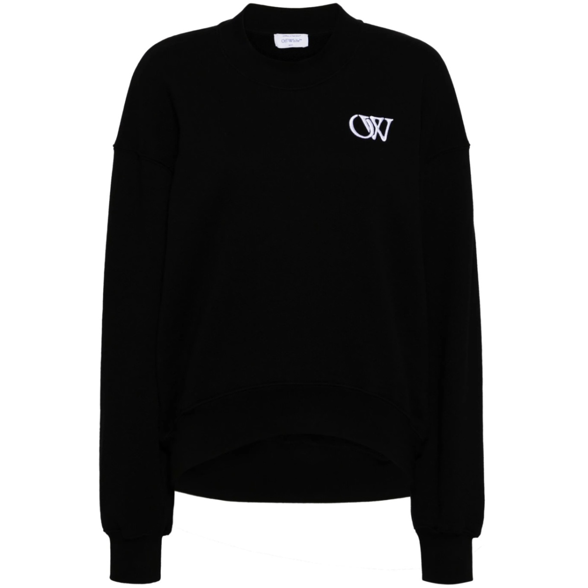 initial-appliqué sweatshirt