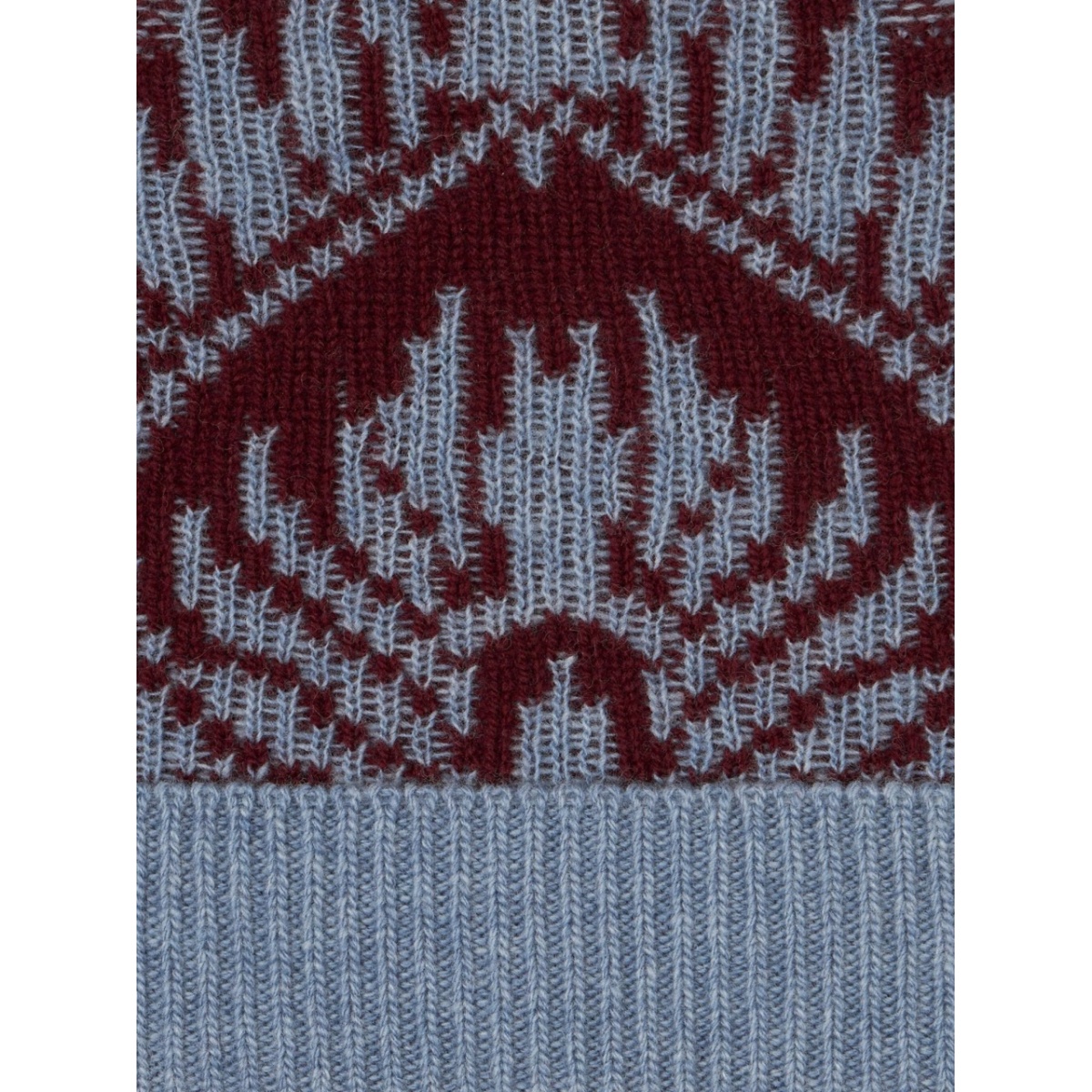 intarsia-knit wool beanie - Img 2