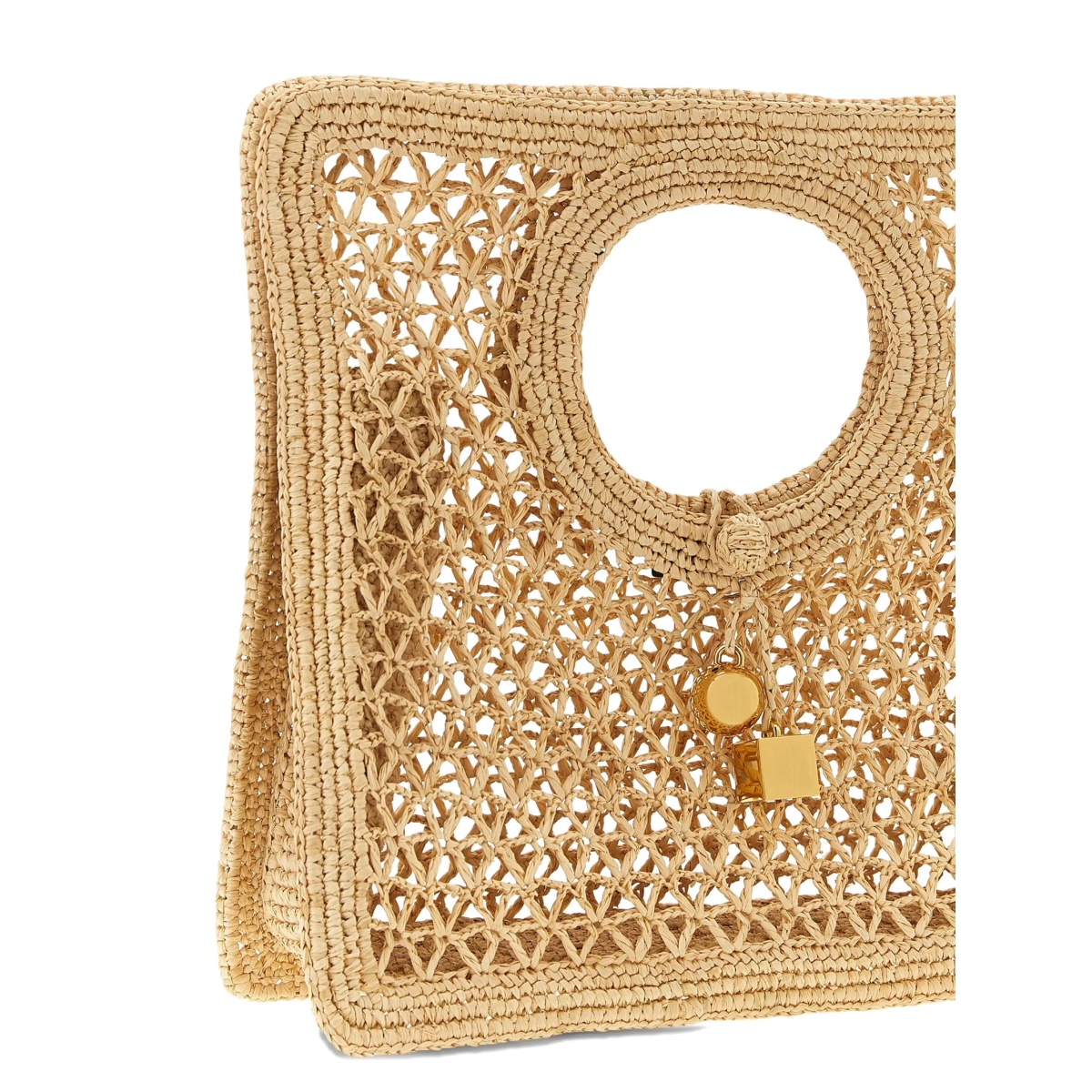 interlocking-closure tote bag - Img 4