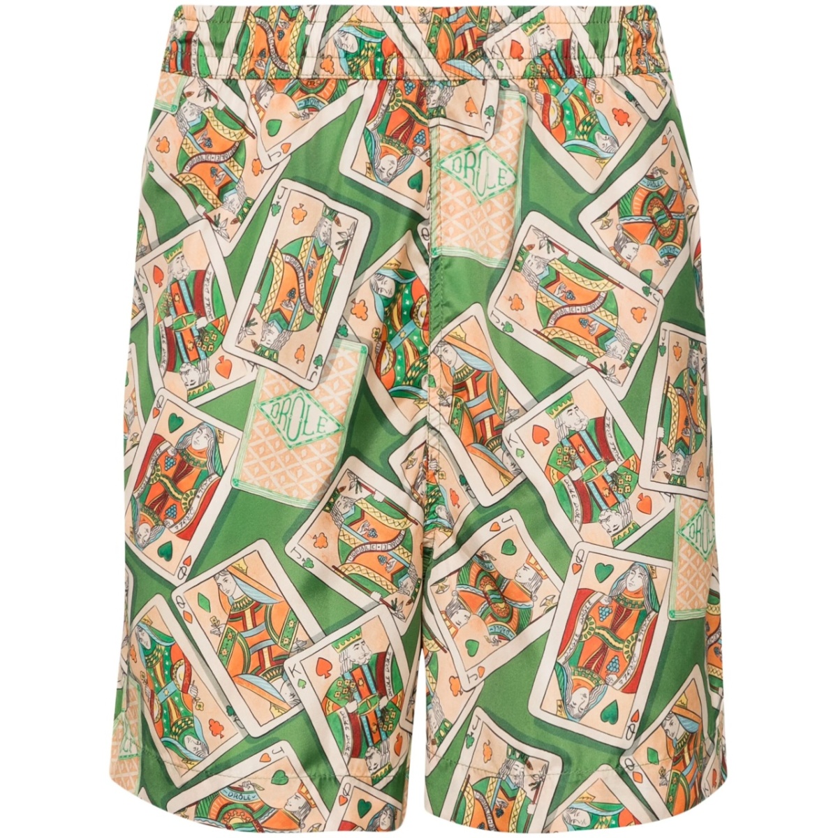 Jeu de cartes elasticated swim shorts