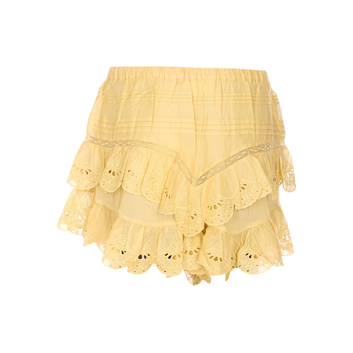 Jocadia embroidered ruffled mini skirt - Img 2