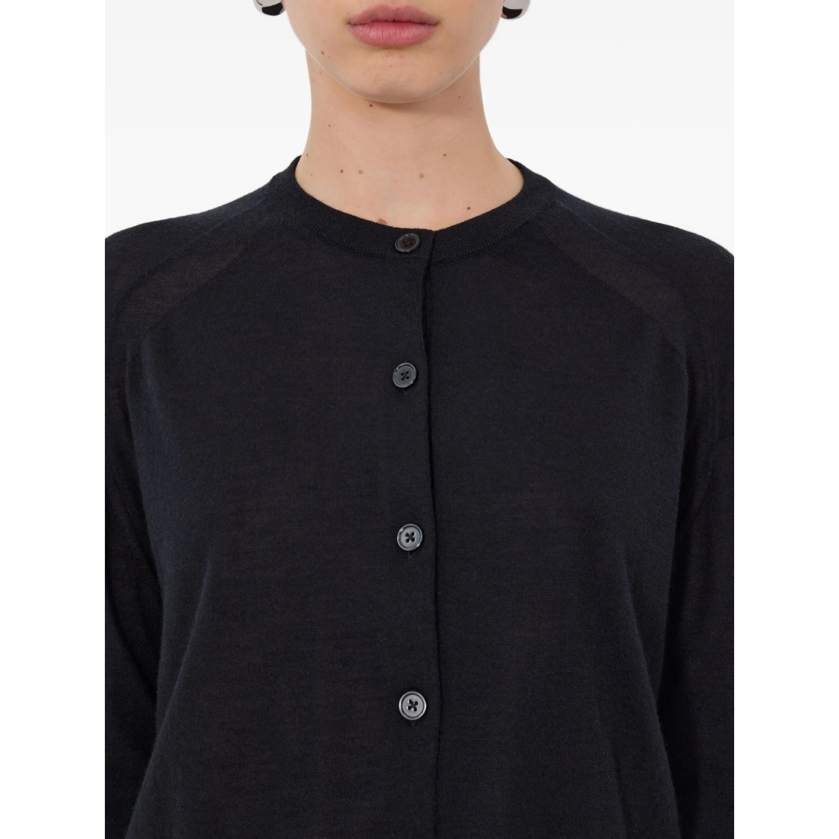 KITA buttoned drop-shoulder cardigan - Img 5