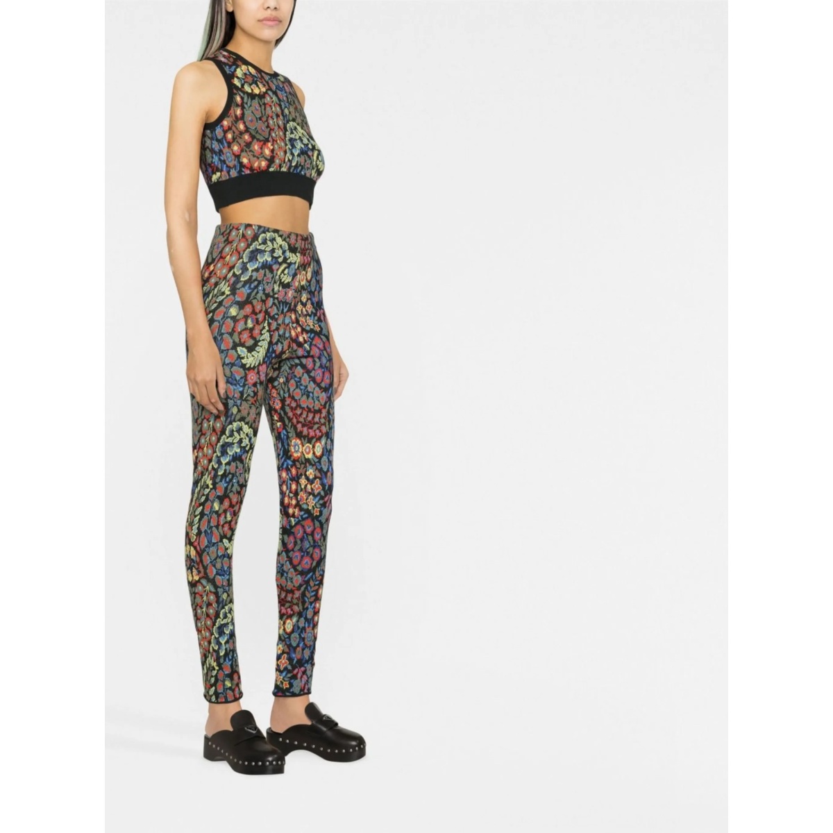 knitted floral two-piece set - Img 3