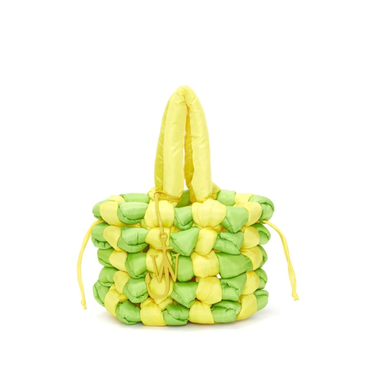 knotted bucket bag