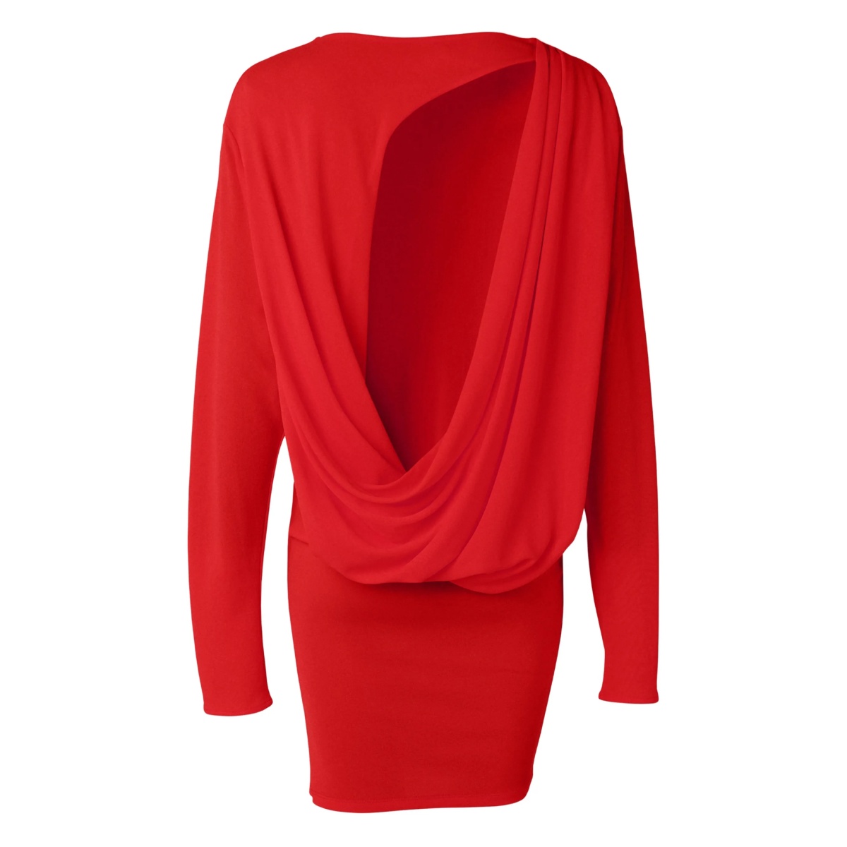 La Mistral open-back draped dress - Img 4