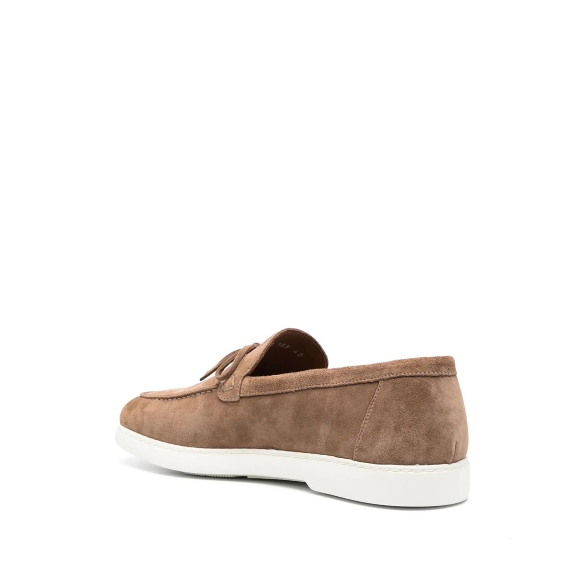 lace-detailing suede loafers - Img 3